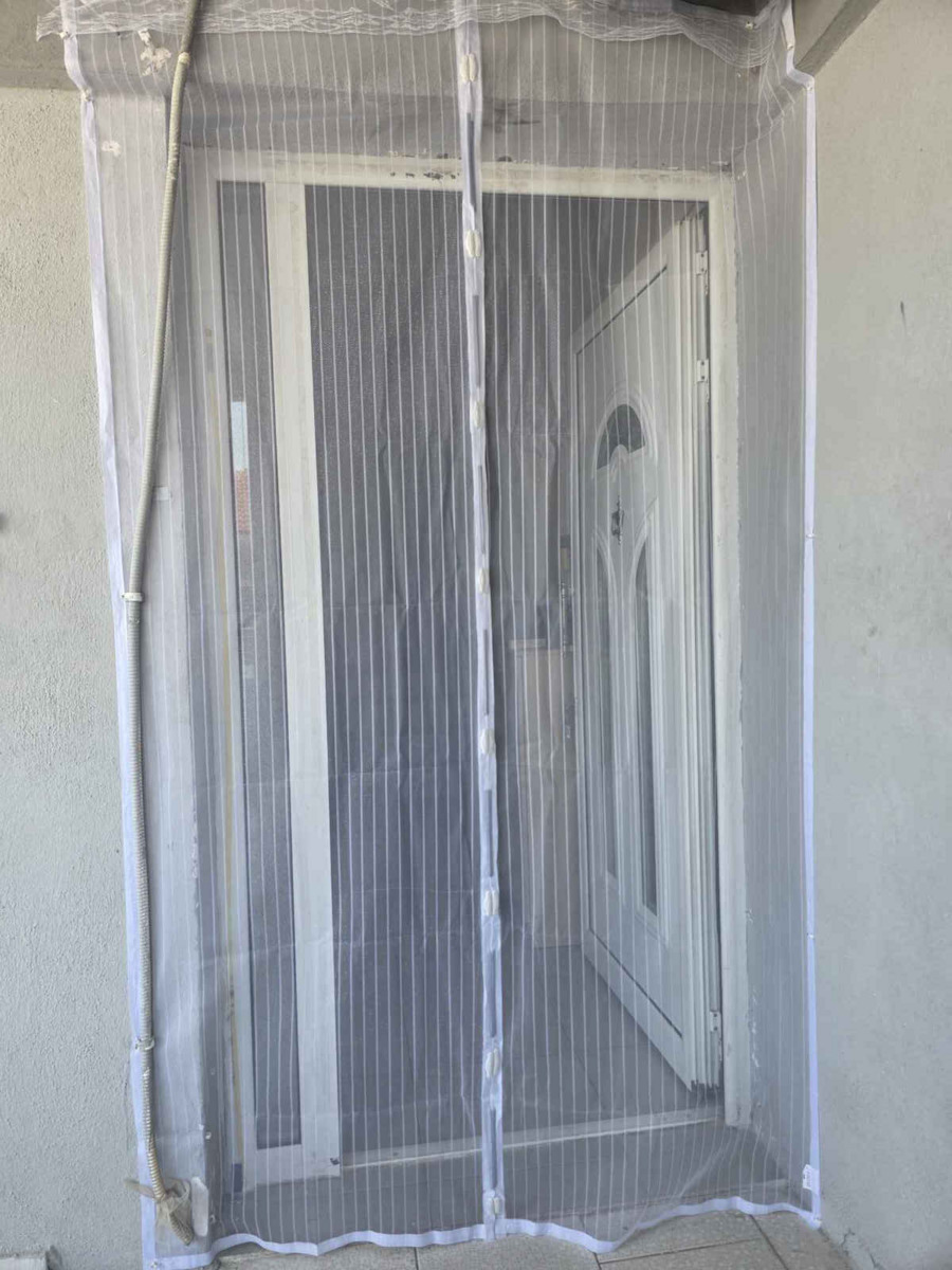Galifas Door Mosquito Net with Magnetic Clasp White 240x140cm