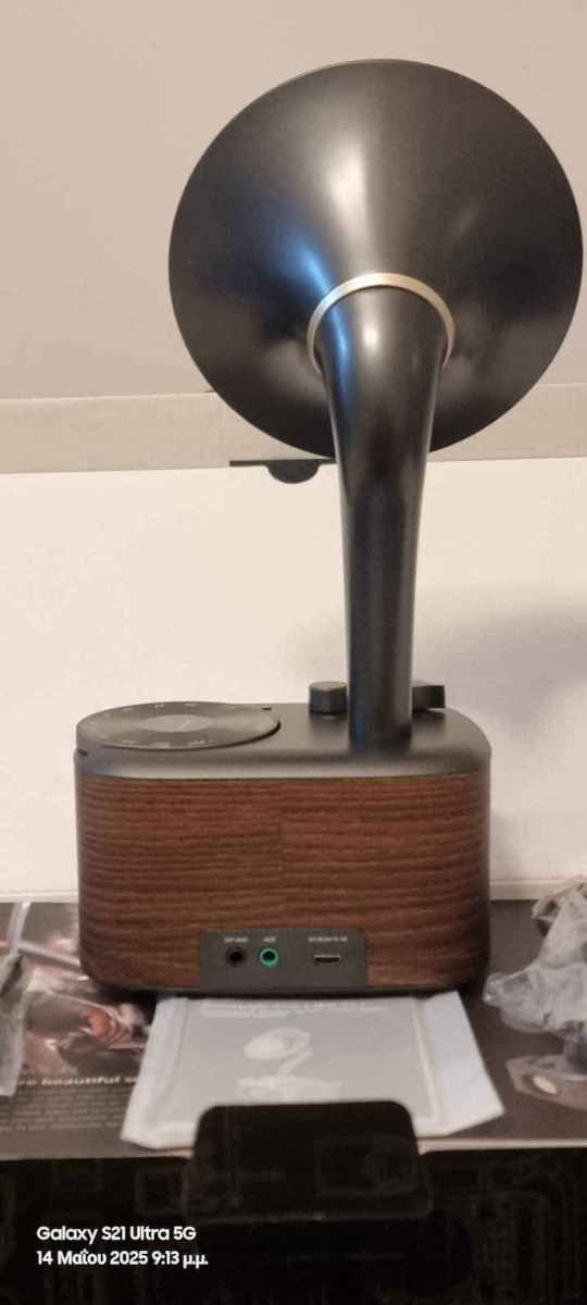 Sangean Euphonic 450 Retro Επιτραπέζιο Ραδιόφωνο Επαναφορτιζόμενο Μαύρο