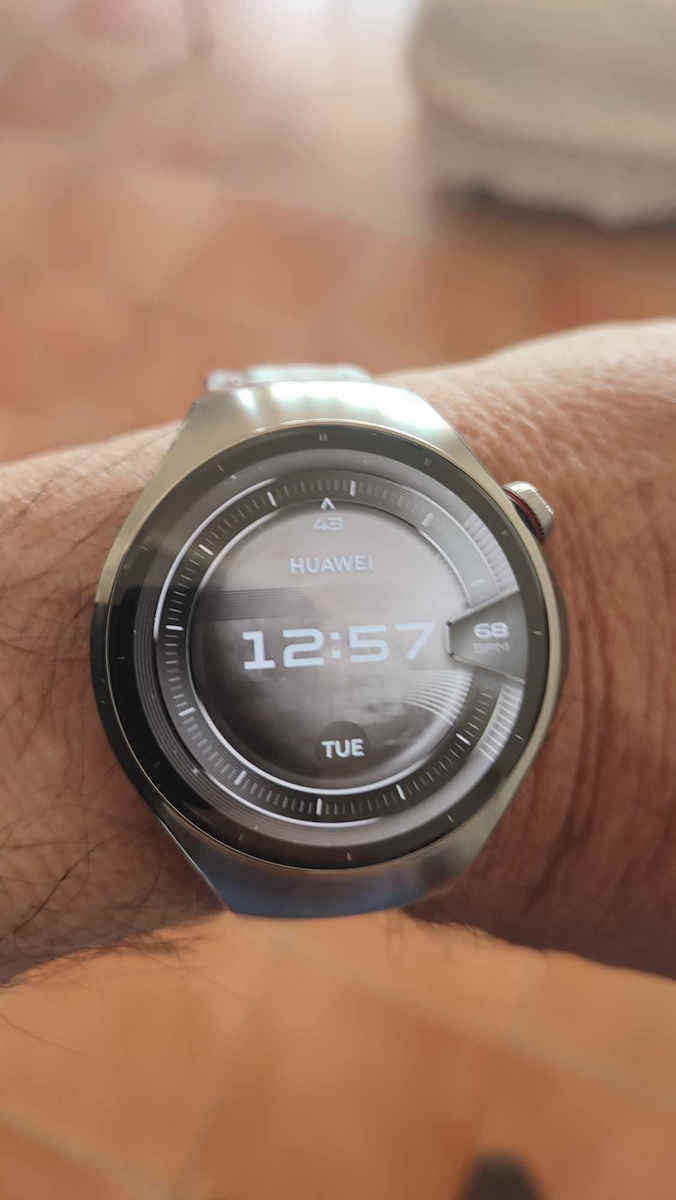 Huawei Watch 5 Stainless Steel 46mm Waterproof with eSIM and Heart Rate Monitor (Black)