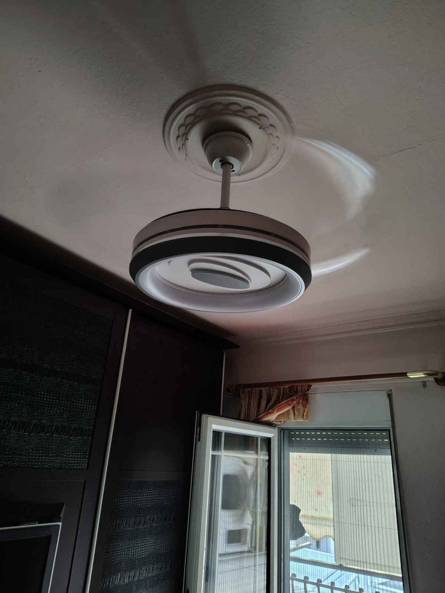 Life Eternity Deckenventilator 108cm Mit Leuchte Transparent / Weiß