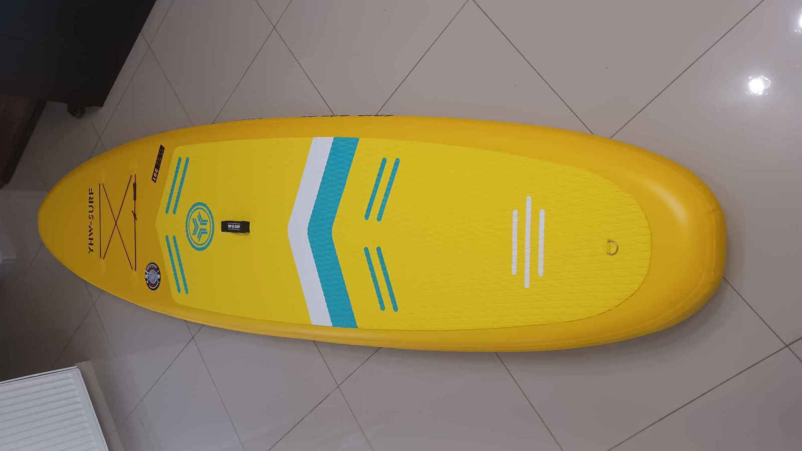 Homeone Inflatable SUP Board with Length 3.2m White