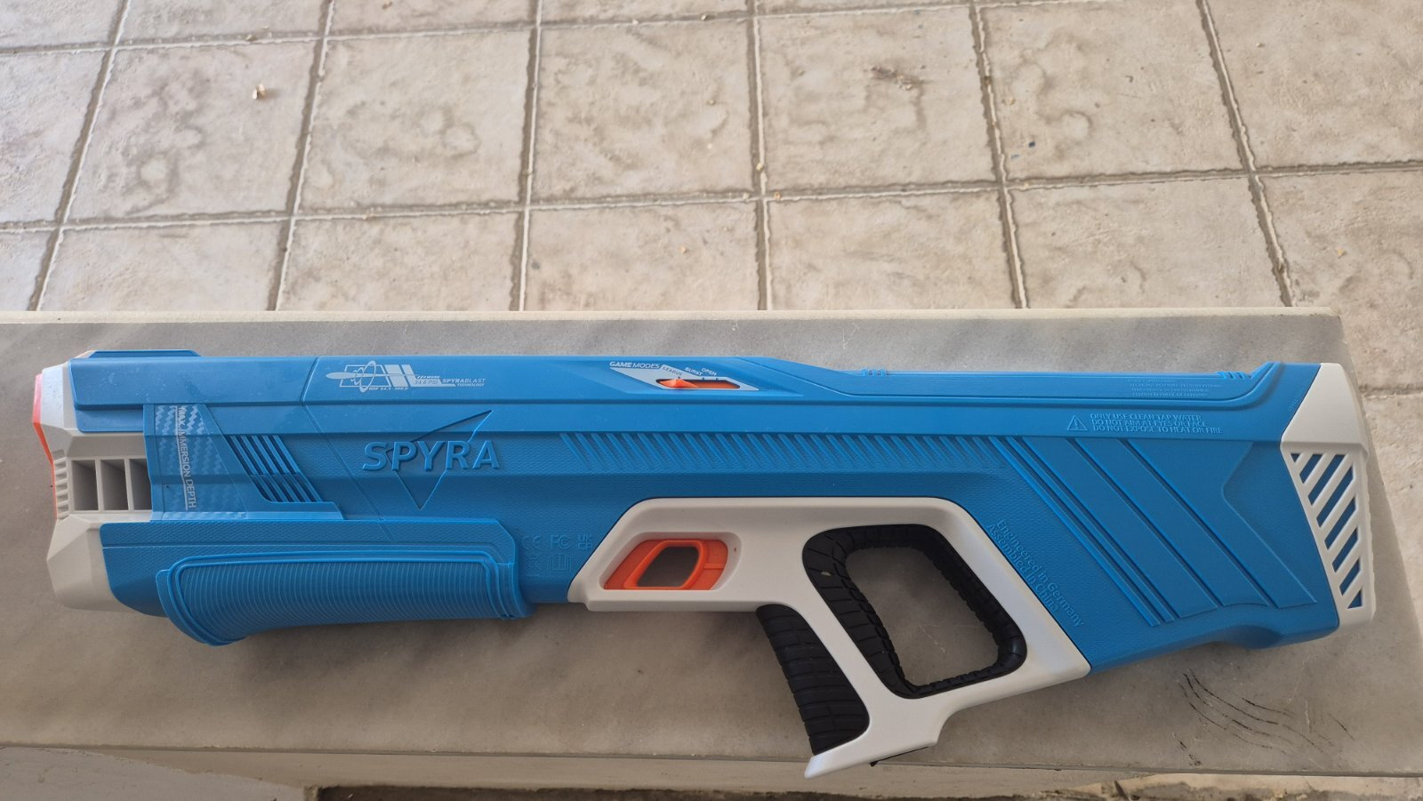 Spyra Water Gun Blue
