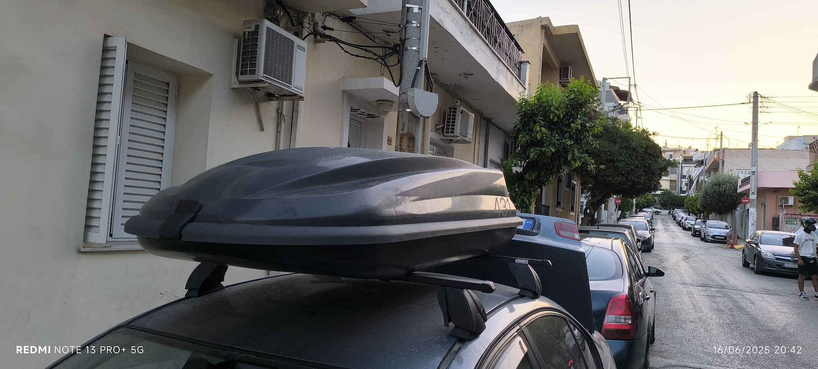 Cam Sport 431 Μπαγκαζιέρα Οροφής Αυτοκινήτου 430lt Γκρι