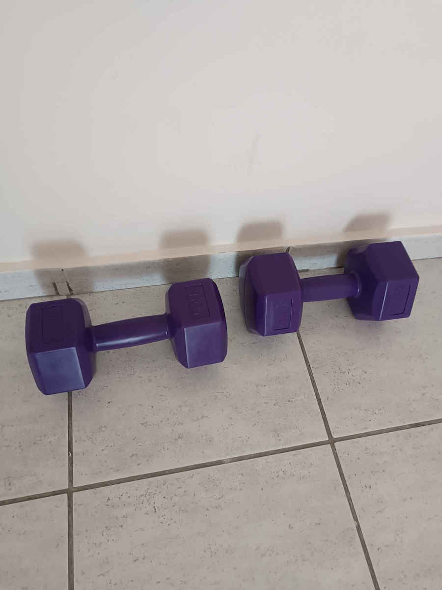 AMILA Σετ Βαράκια Εξάγωνα 2 x 4kg