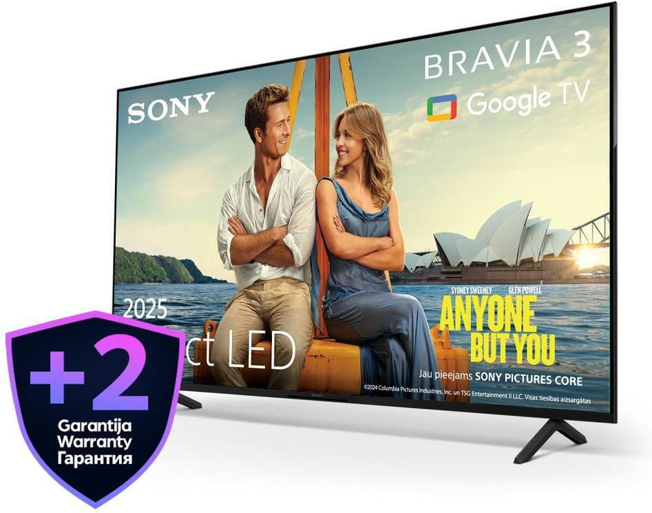 Sony Smart Τηλεόραση 43" 4K UHD LED BRAVIA 3 HDR (2025) K-43S3