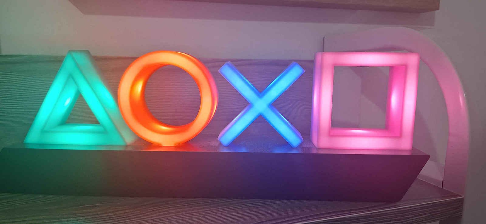 Kids Decorative Lamp Light Icons with Color Changes Multicolour 30.5x10.5x6εκ.