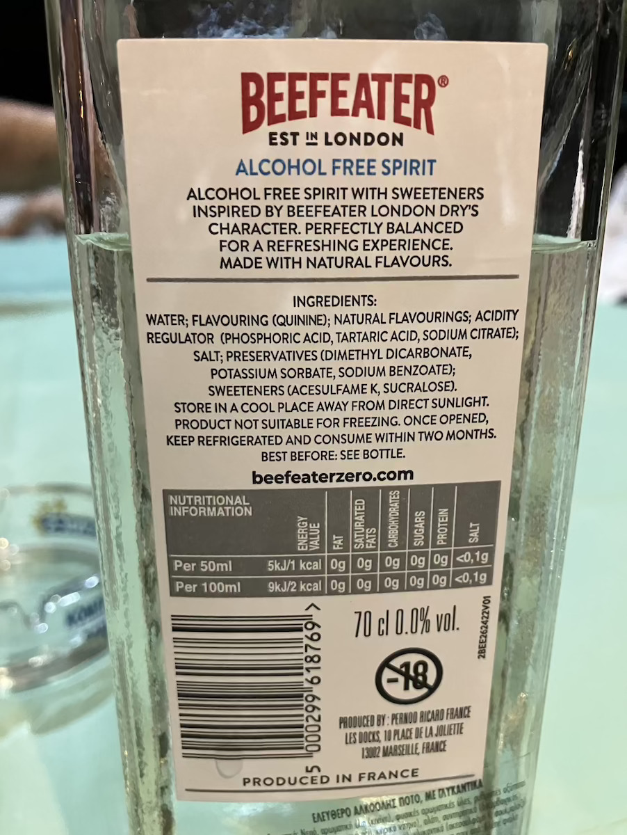 London Dry Gin 0% 700ml