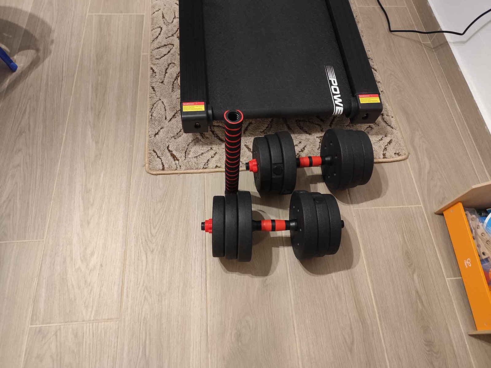 VSL Sports PowerDumbbell 20 Αλτήρες Σετ με Μπάρα Συνολικού Βάρους 20kg
