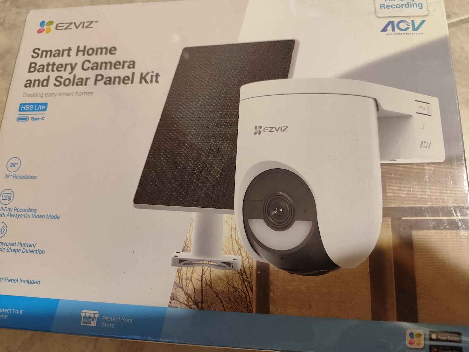 Ezviz Cs-hb8 2κ+ IP Surveillance Camera Wi-Fi Full HD+ 4MP Waterproof Battery Powered with Two-Way Communication and Lens 4mm