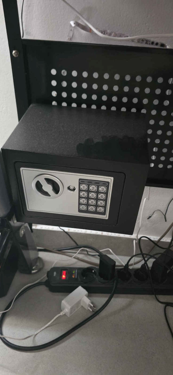 Powertech Safe with Digital Lock L17xW23xH17cm SB-17E
