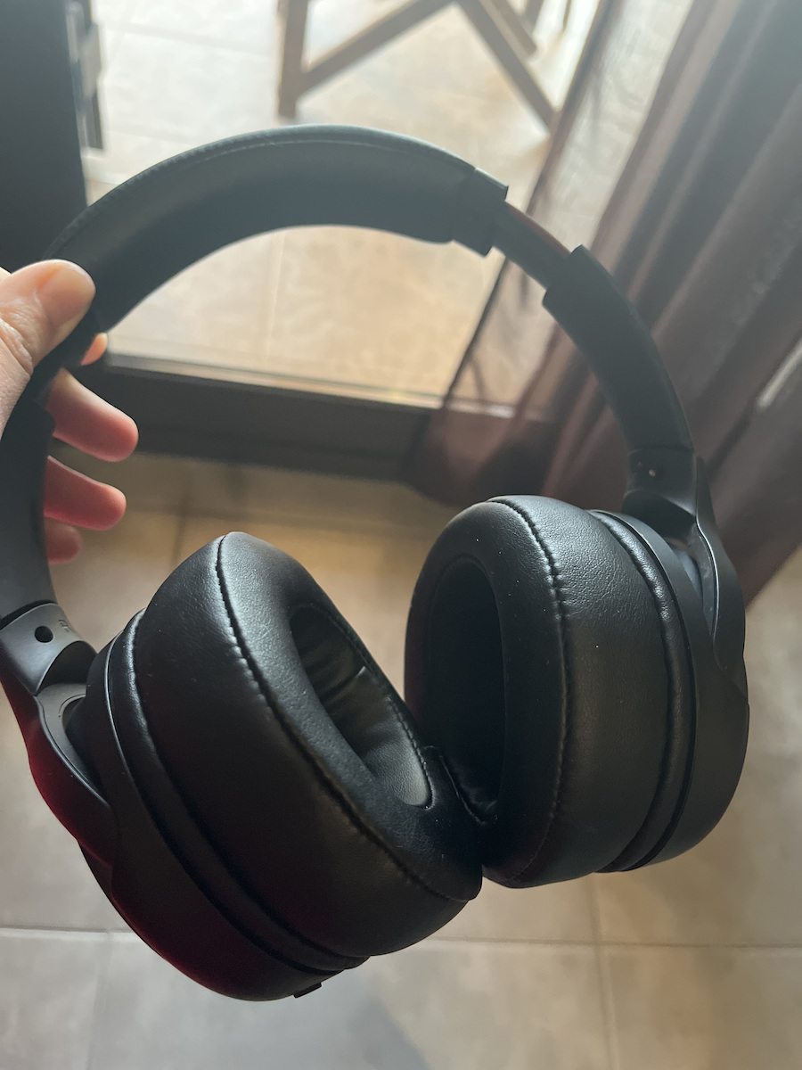 Panasonic RB-M300BE Безжични / Жични Over Ear Слушалки с 50 часа Работа и Бързо Зареждане Черни