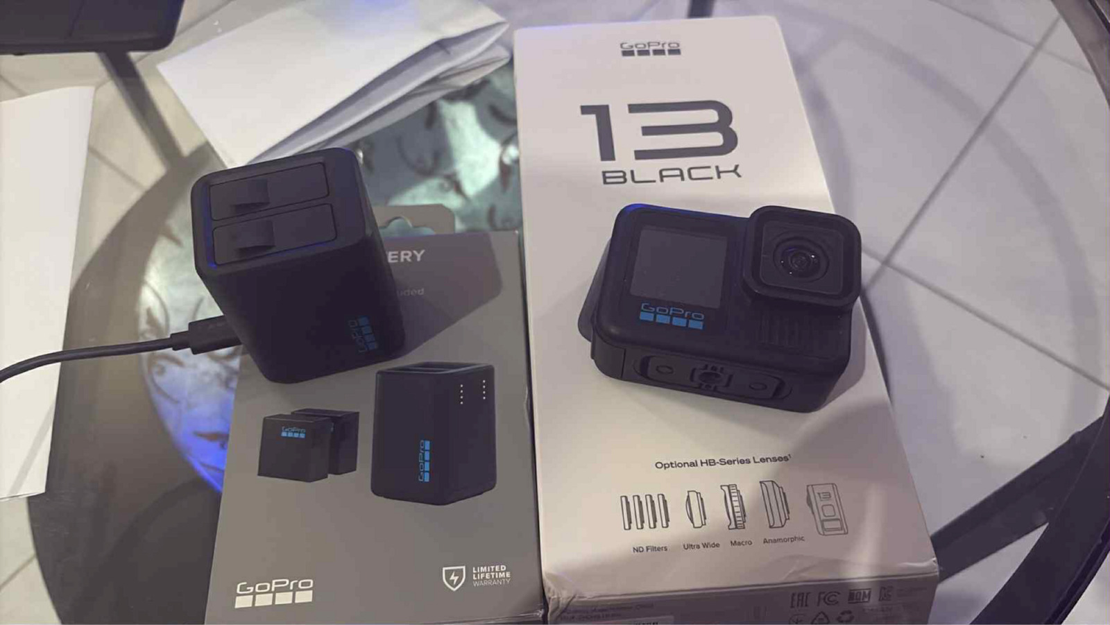 GoPro διπλός φορτιστής μπαταριών & 2 μπαταρίες GoPro Enduro για Hero 13