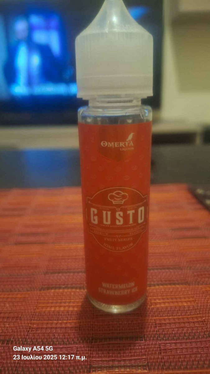 Omerta Flavor Shot Gusto Watermelon 10ml/60ml 1pcs Watermelon Strawberry Ice