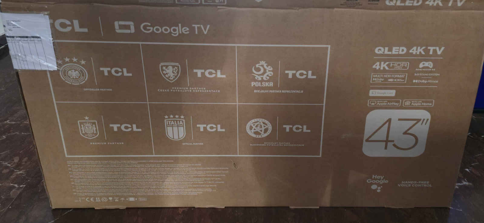 TCL Smart Τηλεόραση 65" 4K UHD QLED T7B HDR (2024) 65T7B