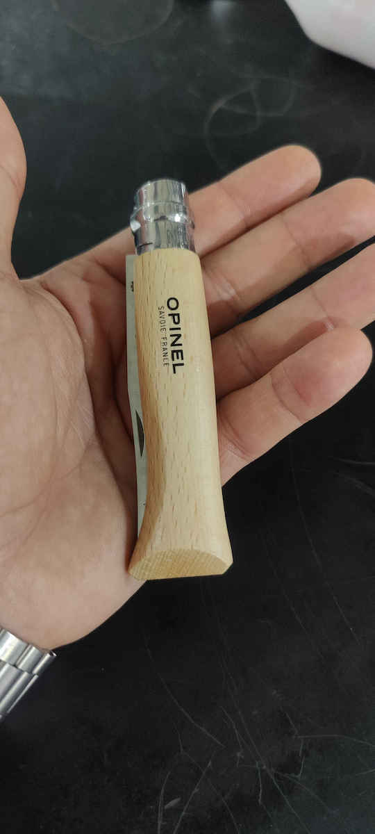 Opinel Νο.08 Σουγιάς με Μηχανισμό Κλειδώματος Καφέ