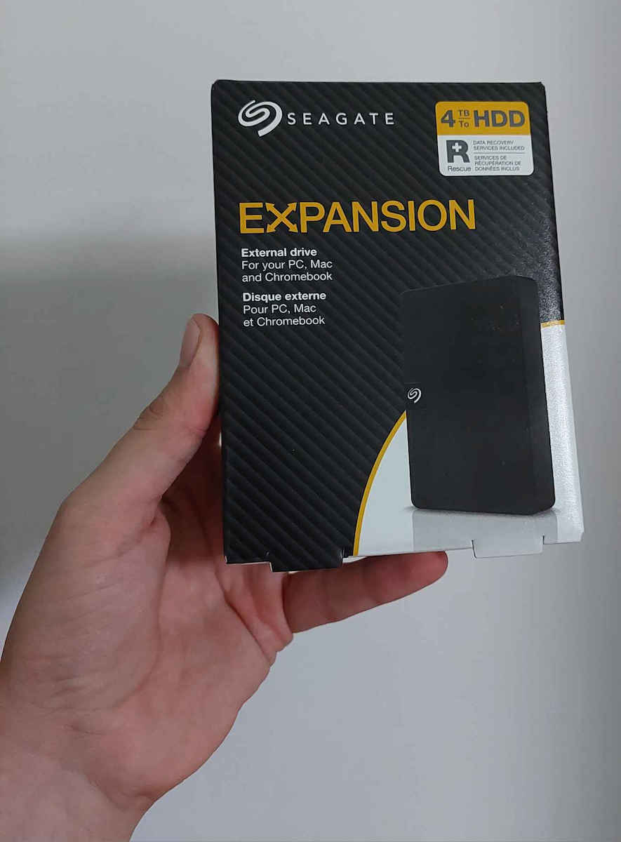 Seagate Expansion Portable USB 3.0 Extern HDD 4TB 2.5