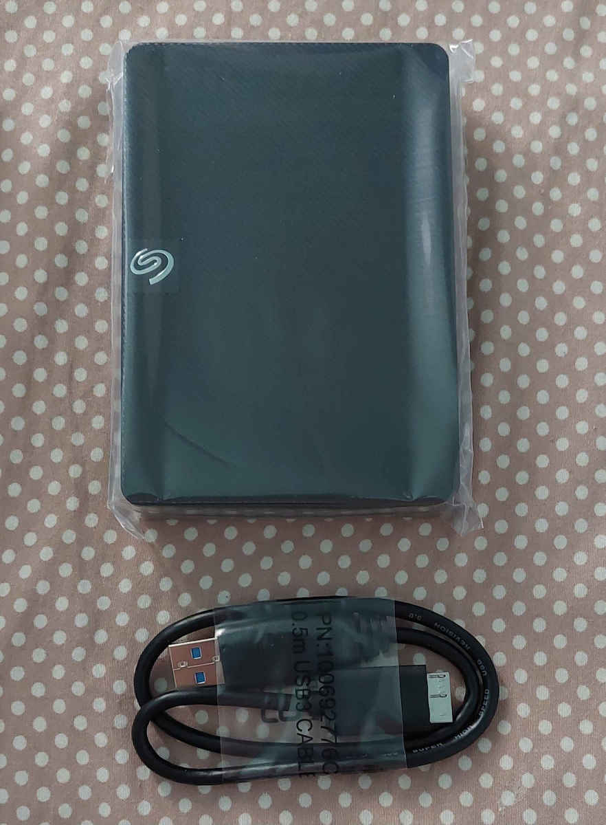 Seagate Expansion Portable USB 3.0 External 2.5" HDD 2TB Black