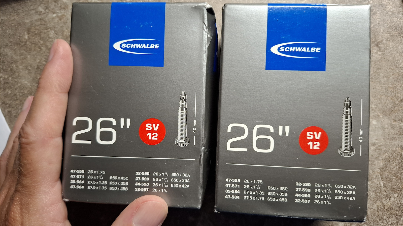 Schwalbe 199971 Σαμπρέλα Ποδηλάτου 27.5" x 1.65" / 1.9" / 1.75" / 1.85" P/V 40mm