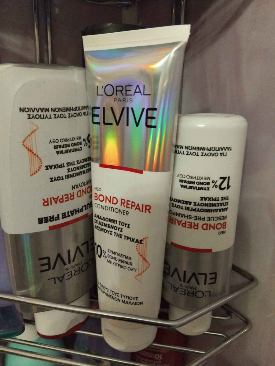 L'Oreal Paris Elvive Bond Repair Conditioner Αναδόμησης/Θρέψης για Ταλαιπωρημένα Μαλλιά 150ml