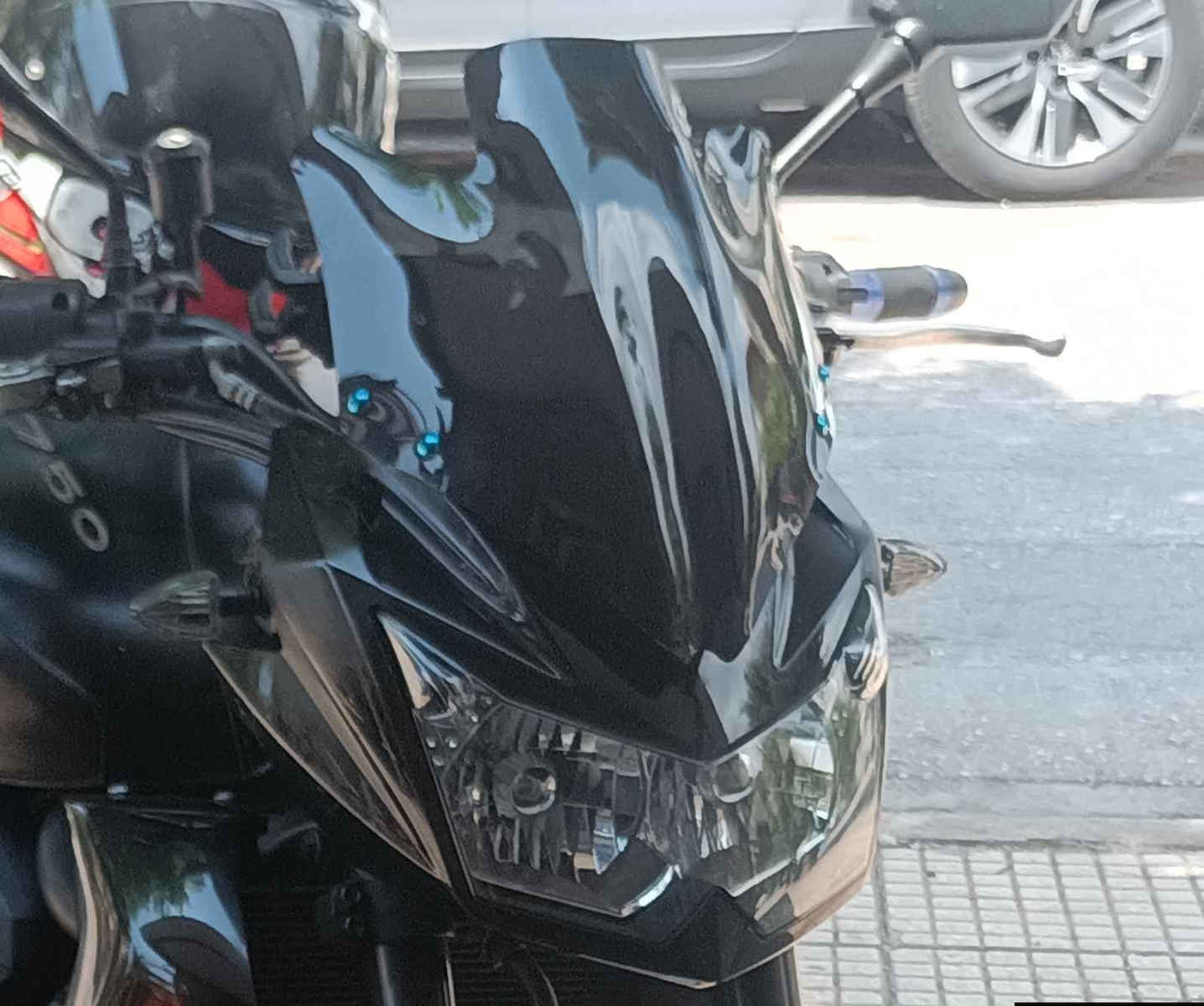 Getöntes Visier Motorrad für Kawasaki Z750 B01803248