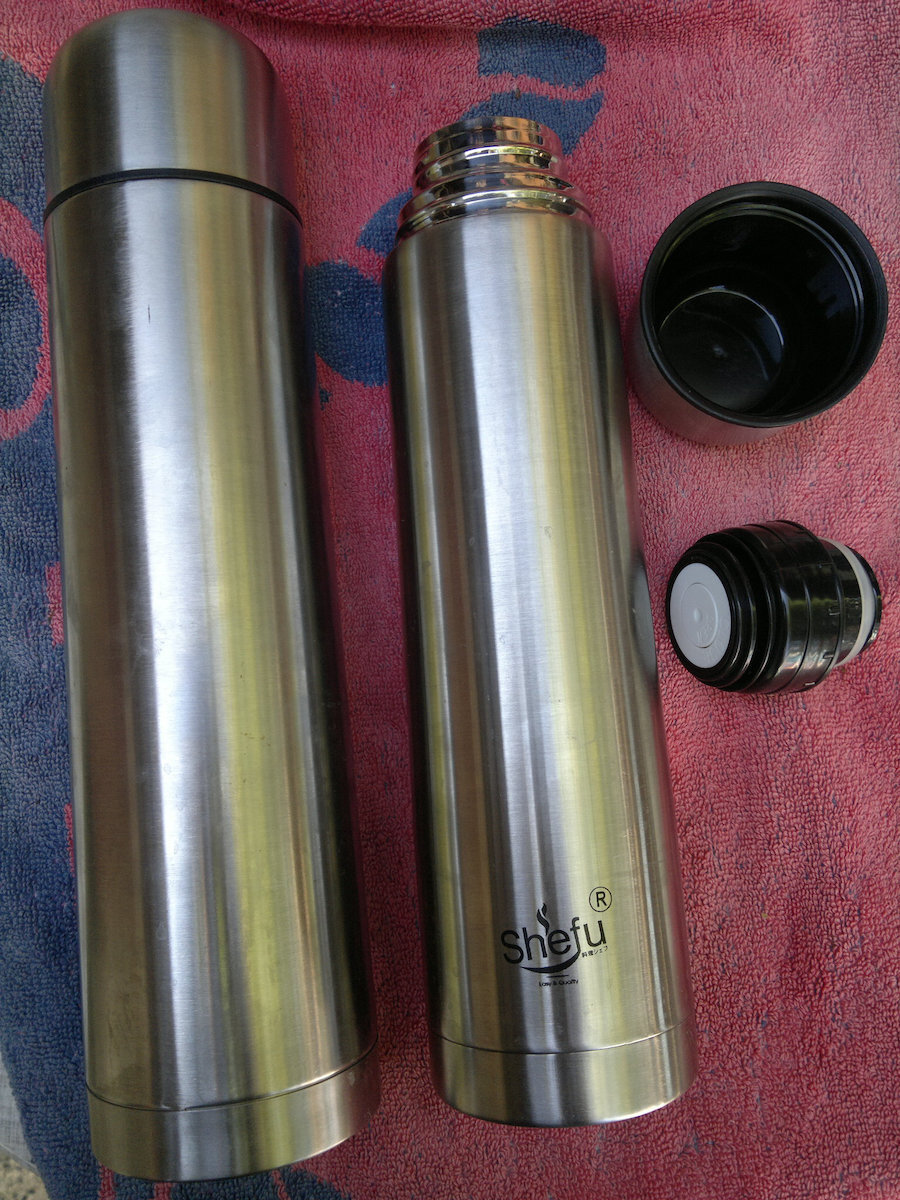 Estia Bottle Thermos Stainless Steel BPA Free 750ml Silver with Cap-Cup