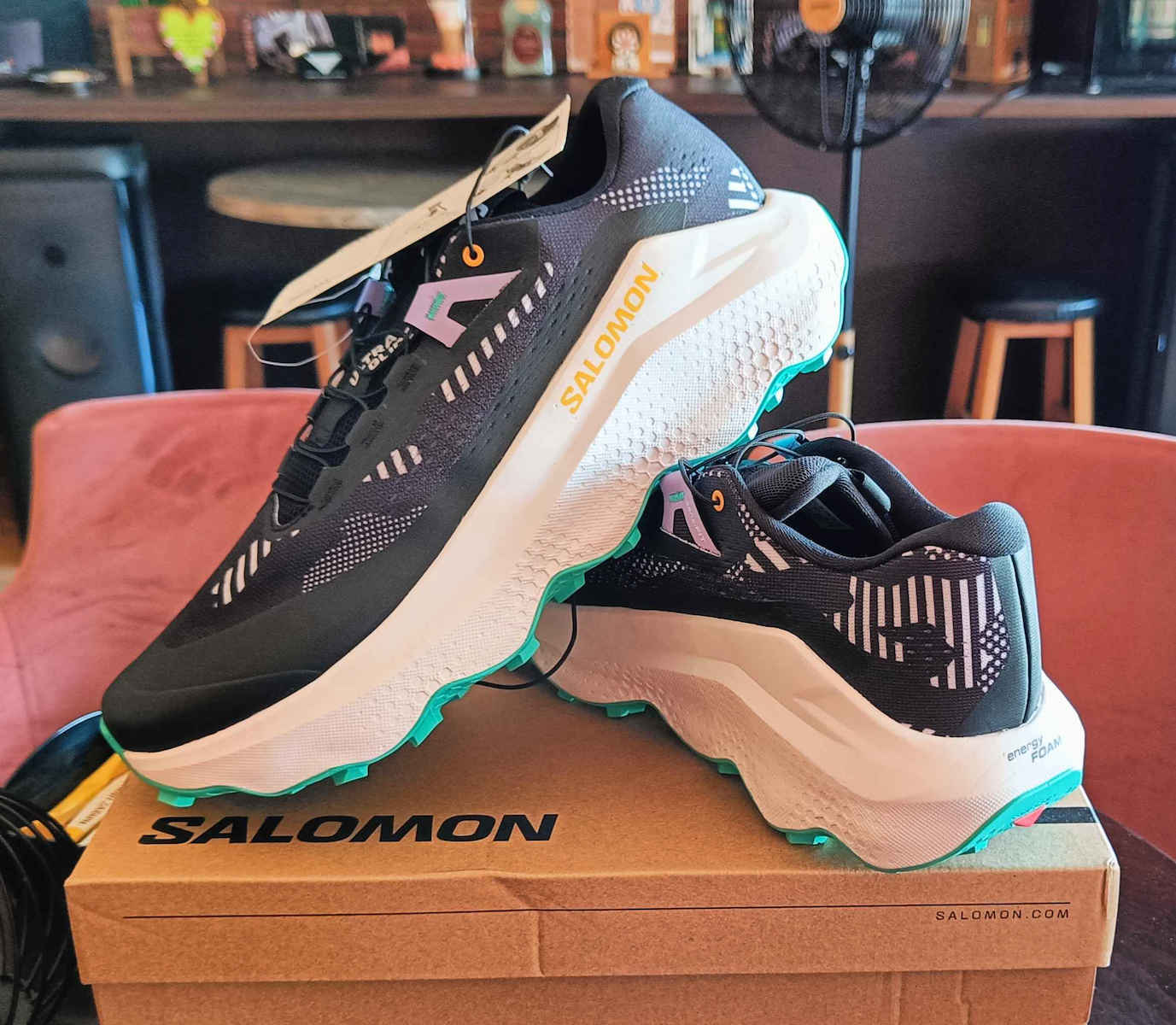 Ultra Glide 3 Ανδρικά Αθλητικά Παπούτσια Trail Running Black White Waterfall