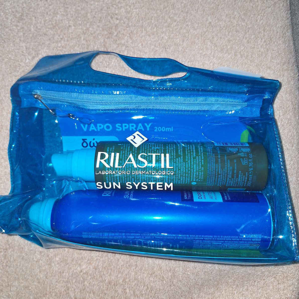 Rilastil Sun System Σετ με Αντηλιακό Spray, After Sun & Νεσεσέρ SPF30 3τμχ