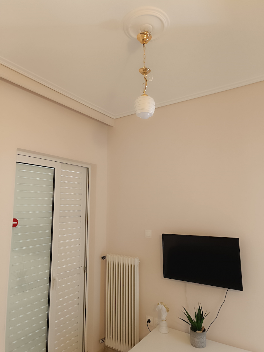 Keskor Pendant Light Silver with Crystals for Socket E27 11x30cm
