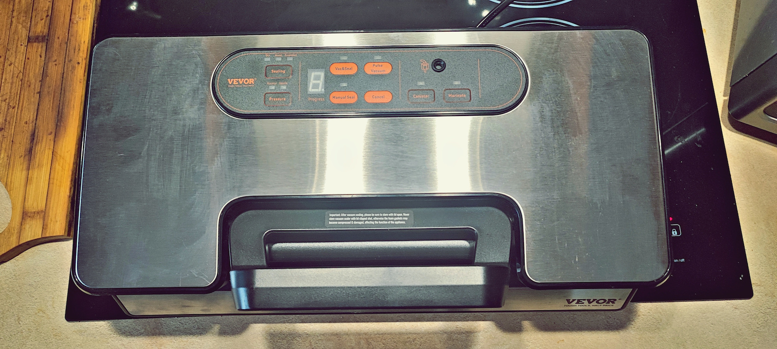 Vevor External Vacuum Sealer with Maximum Sealing Length 300mm
