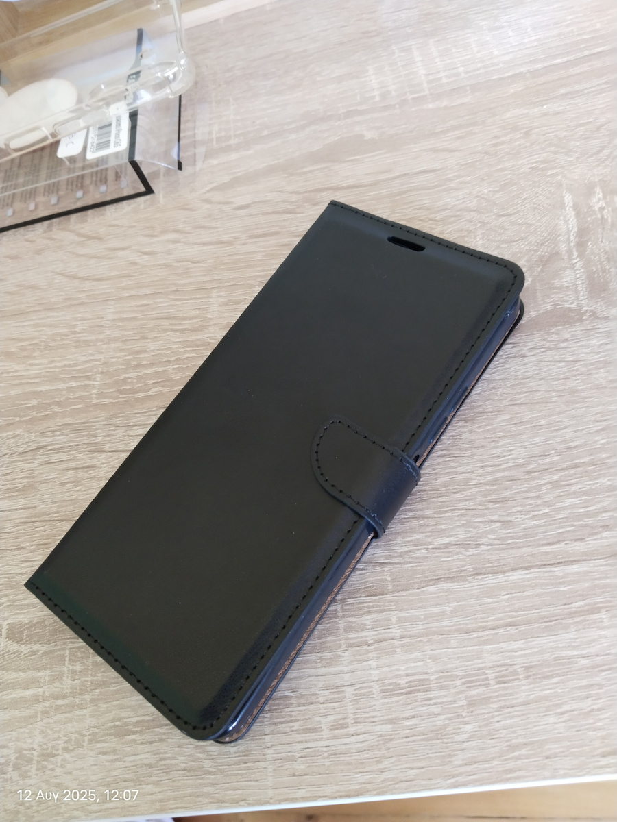 Tech-Protect Wallet Synthetic Leather Black (Redmi 13C 4G / Poco C65 4G)