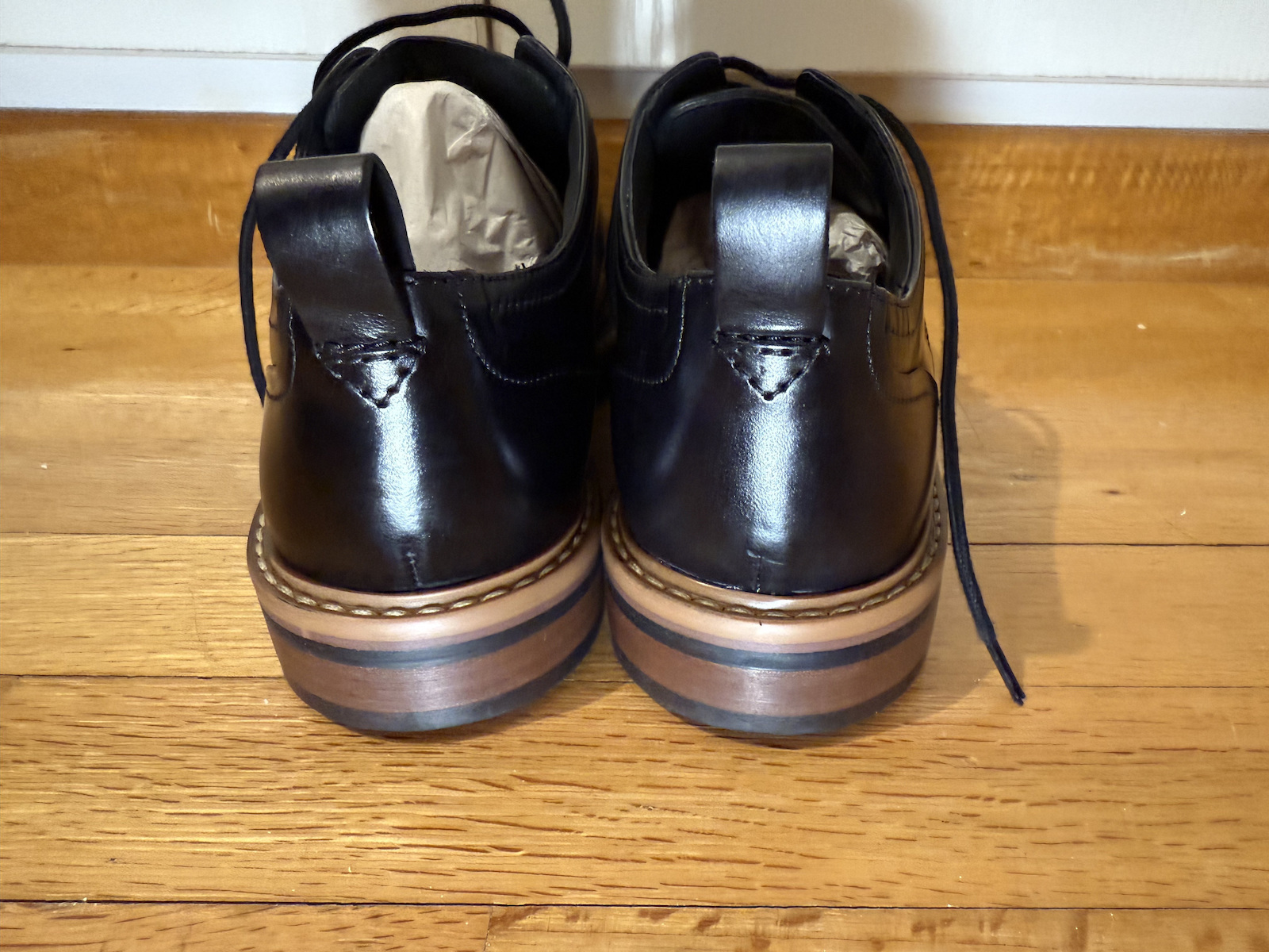 Aldwin Lace Handmade Men's Leather Dress Shoes Black