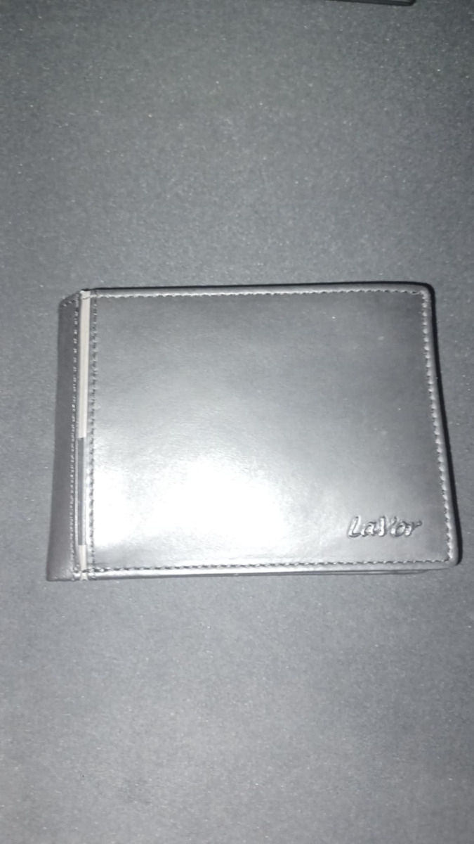 Кожен Мъжки Портфейл С RFID Черен