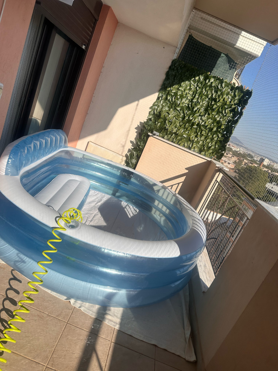 Intex Swim Center Oval Inflatable Swimming Pool 590l 224x224x76cm Light Blue 224x216x76cm