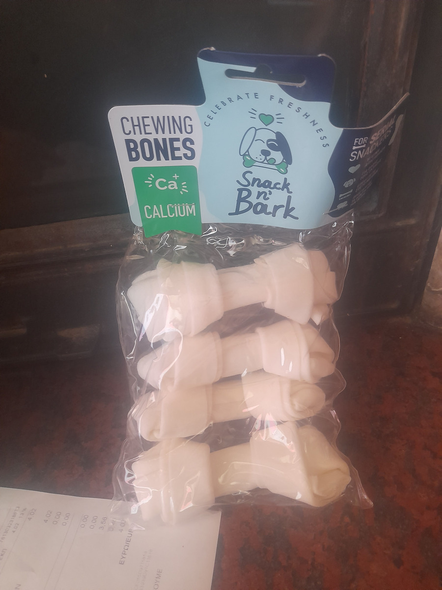 Celebrate Freshness Snack N' Bark Bone Knot Calcium for Dogs 11cm 30gr 4pcs