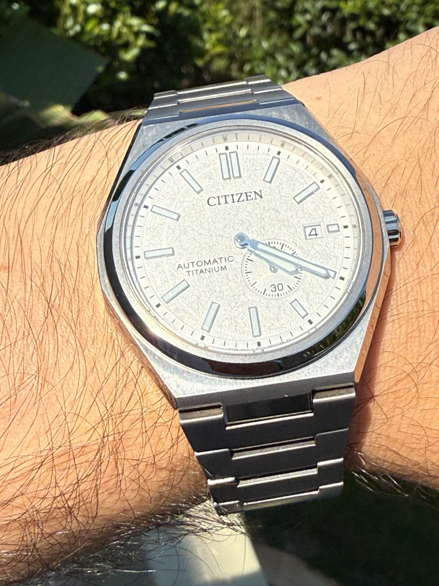 Citizen Ανδρικό Ρολόι 41mm Αυτόματο με Ασημί Μεταλλικό Μπρασελέ