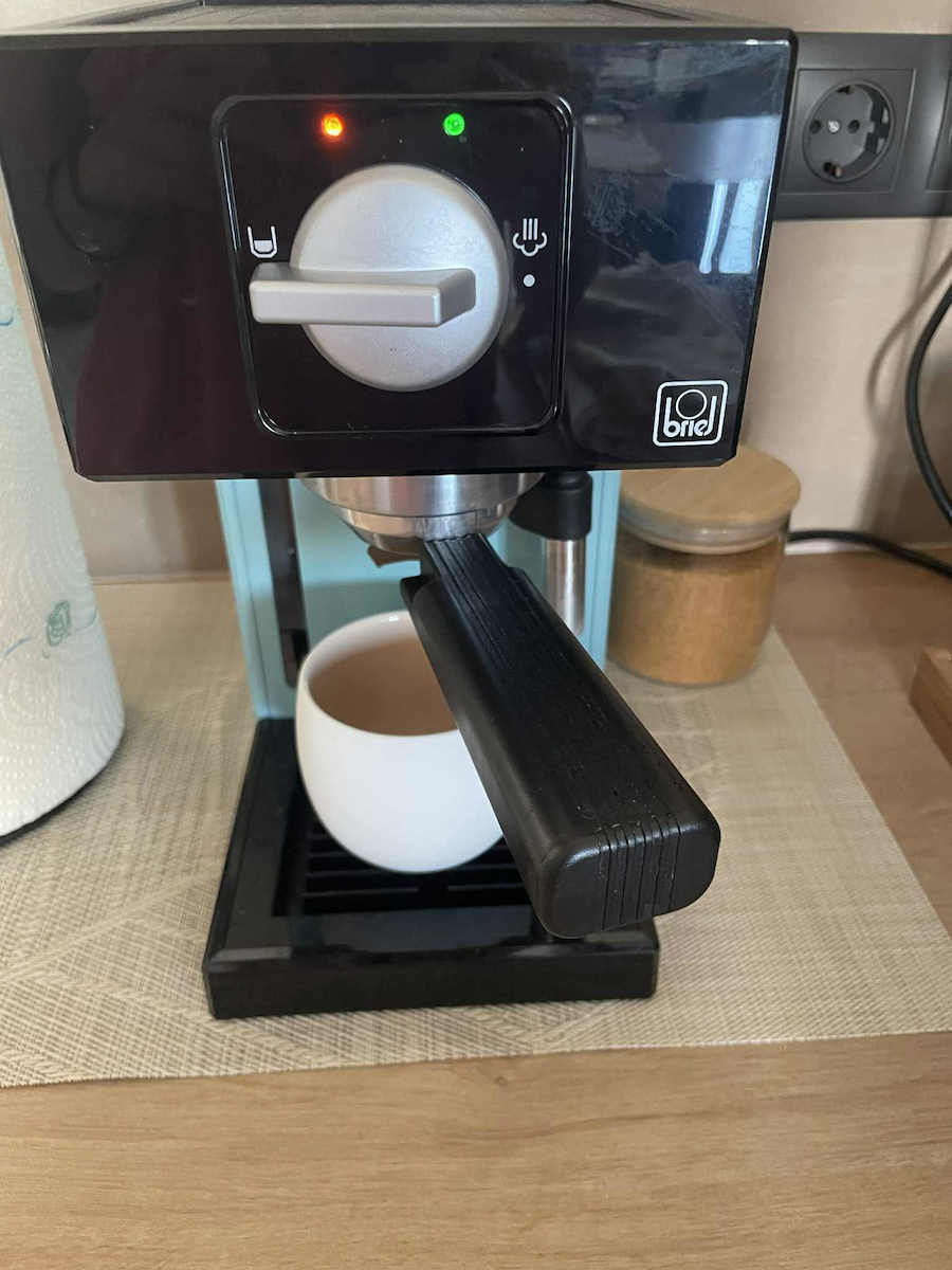 Briel A1 Μηχανή Espresso 1000W Πίεσης 20bar Τιρκουάζ
