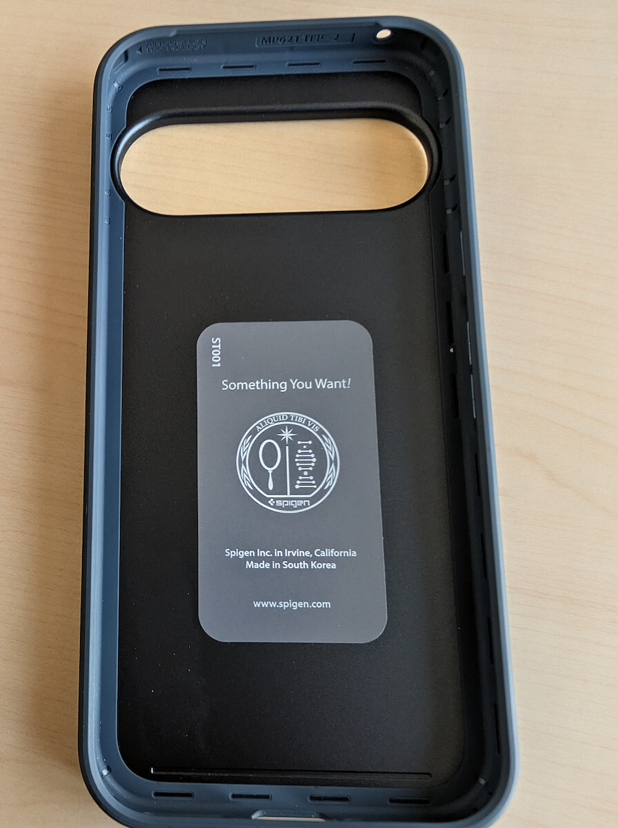 Spigen Thin Fit Back Cover Σιλικόνης 1.55mm Metal Slate (Google Pixel 9 / 9 Pro)