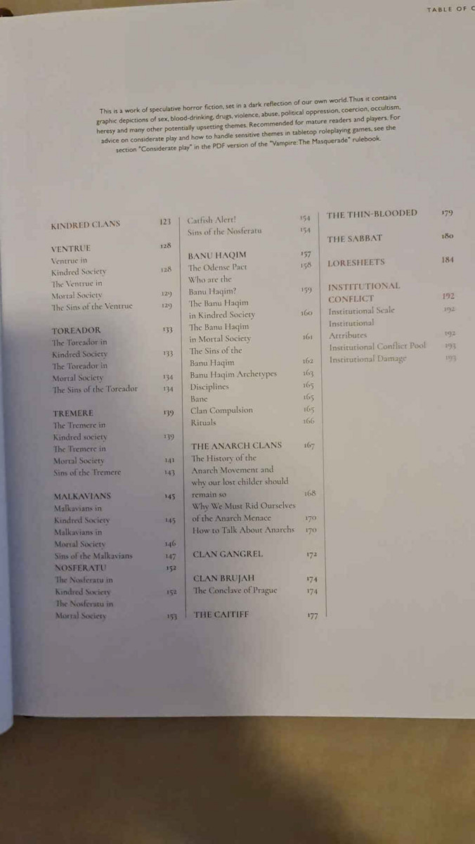 Vampire Masquerade Rpg Camarilla Source Book