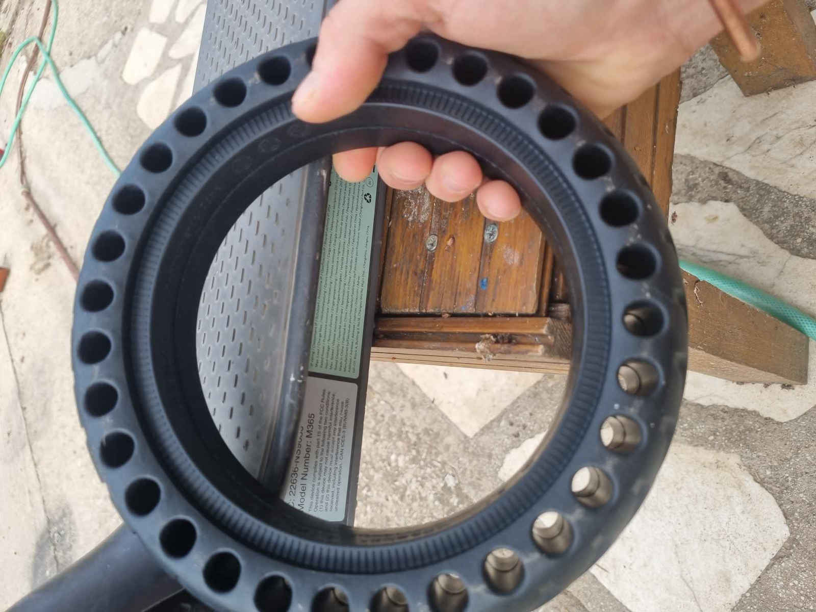 Xiaomi FDTwelve Λάστιχο Tubeless Solid για Xiaomi Mijia M365/M365 Pro Λάστιχο για Ηλεκτρικό Scooter Xiaomi σε Μαύρο Χρώμα