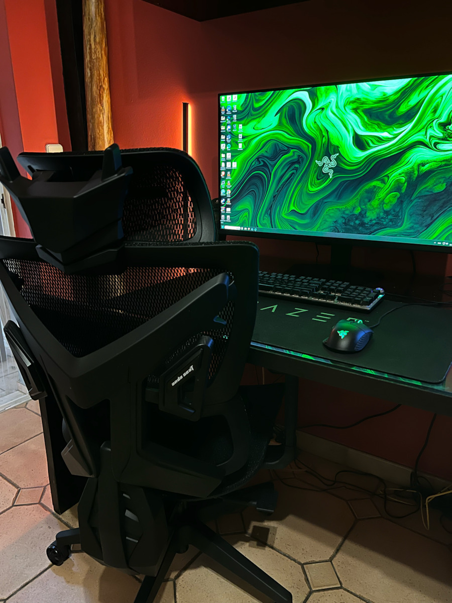 Anda Seat X-AIR Mega XL Καρέκλα Gaming με Ρυθμιζόμενα Μπράτσα Μαύρη