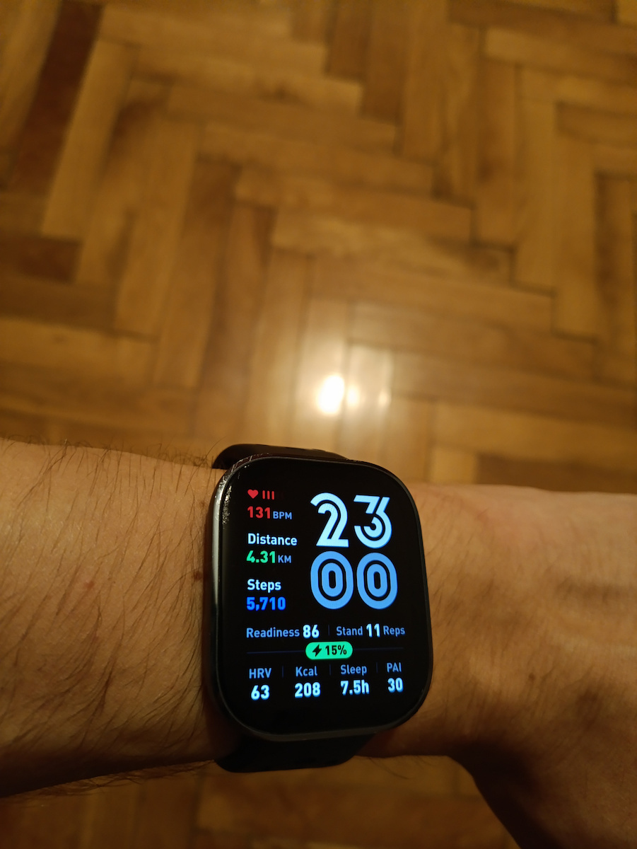 Amazfit Bip 6 46мм Водоустойчив Смартчасовник с Пулсомер (Червен)
