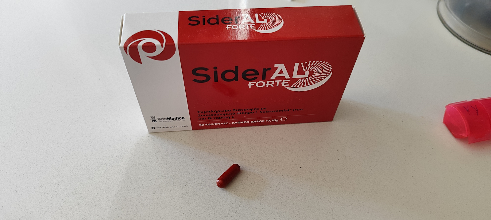 Winmedica Sideral Forte με Βιταμίνη C με Σίδηρο & Βιταμίνη C 30 κάψουλες