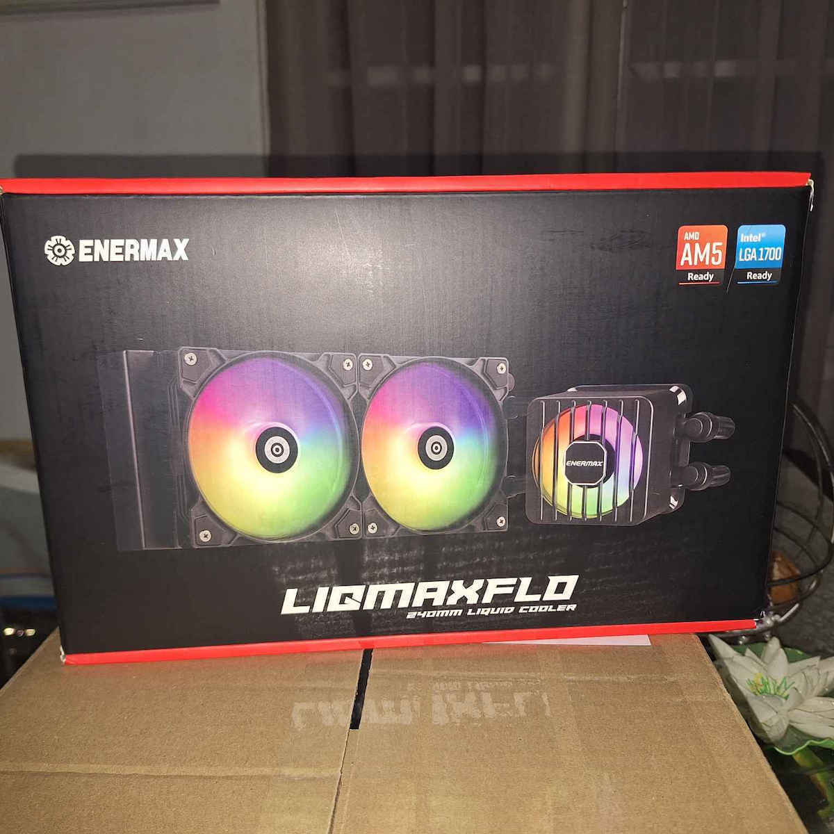 Enermax LIQMAXFLO 240 Υδρόψυξη AIO CPU με 2 Ανεμιστήρες 120mm και ARGB Φωτισμό