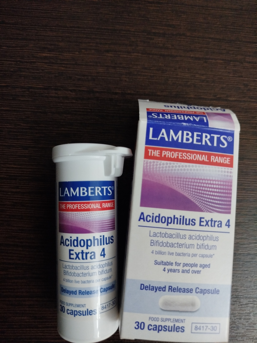 Lamberts Acidophilus Extra 4 Συμπλήρωμα με Προβιοτικά 30 κάψουλες
