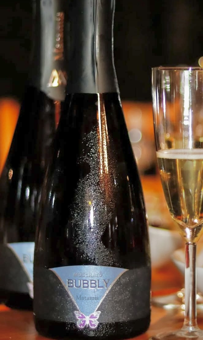 Matamis Vin Bubbly Muscat de Alexandria Alb Demidulce Semispumant 750ml