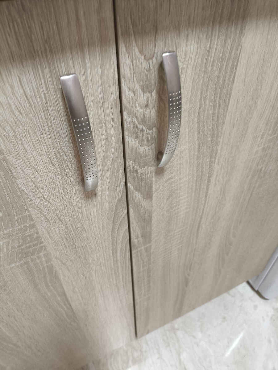Viobrass 131 Λαβή Επίπλου από Μέταλλο Νίκελ Ματ 120mm (Απόσταση Κέντρων 96mm) 131