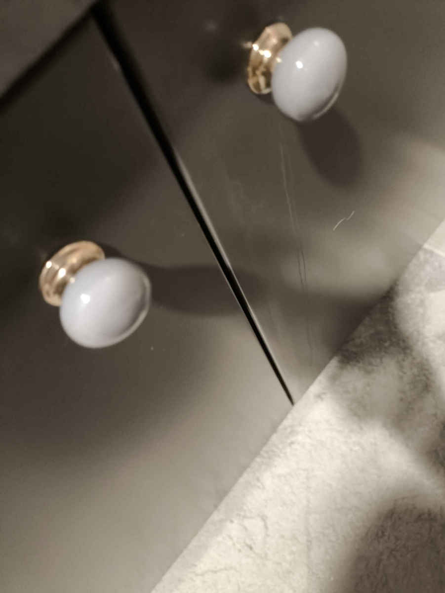 Πόμολο Επίπλου από Μέταλλο σε Γκρι Χρώμα Φ25mm 00025