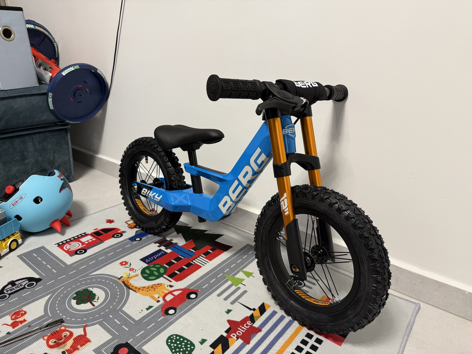 Berg Toys Kids Balance Bike Biky Cross Blue