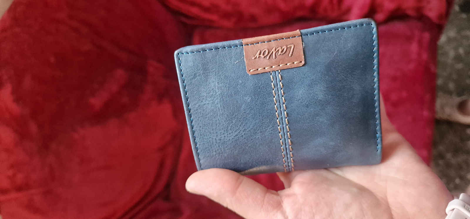 Leather Men's Wallet Cards with RFID Black