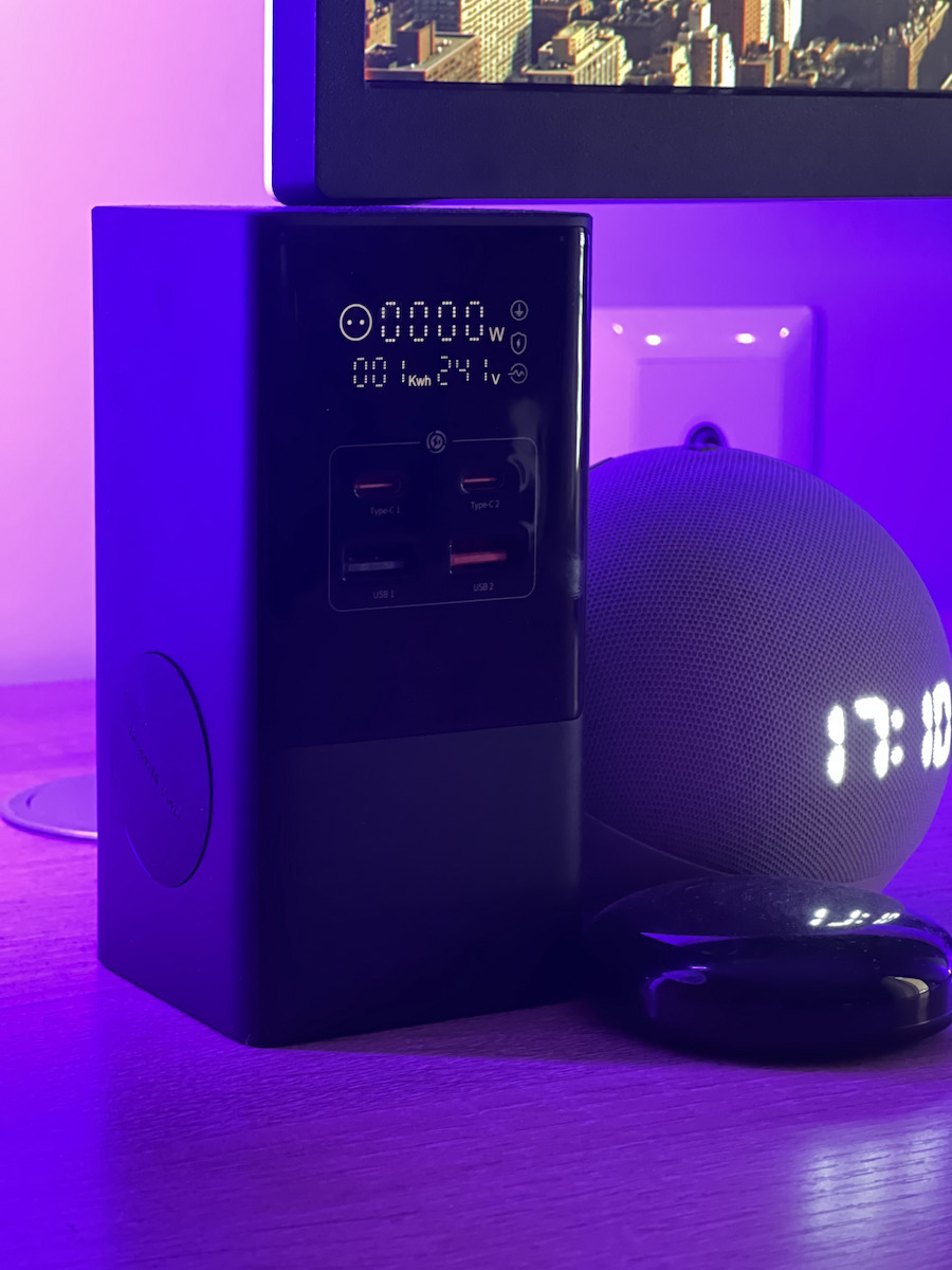 Baseus Πολύπριζο με 2 USB-A, 2 USB-C και Καλώδιο 1.5m